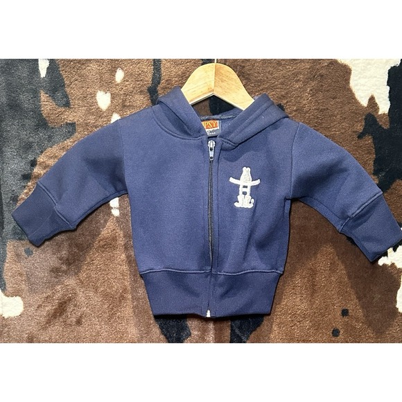 houston livestock show and rodeo Jacket Size 12‎ Months (1t)  Navy Full Zip - Picture 1 of 7